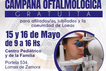 Nueva campaña oftalmológica gratuita